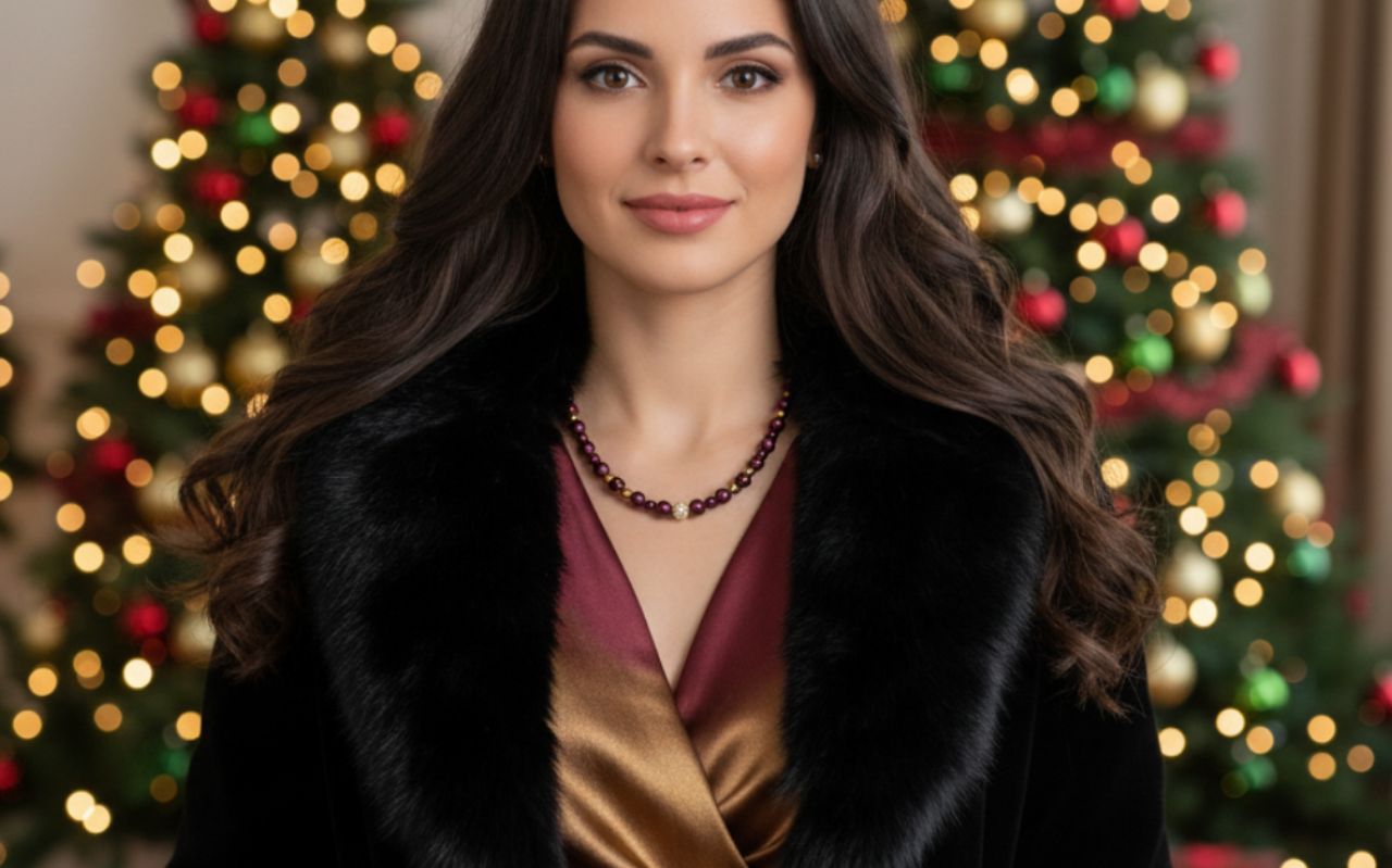 Enchanting Sangria, Crystal and Gold Hematite Necklace