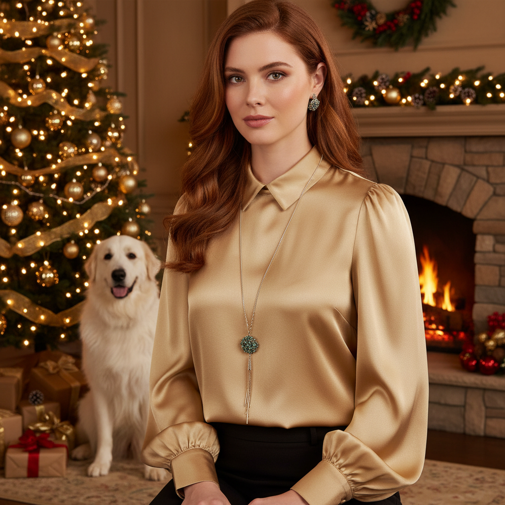 Lovely Long Green Crystal Necklace