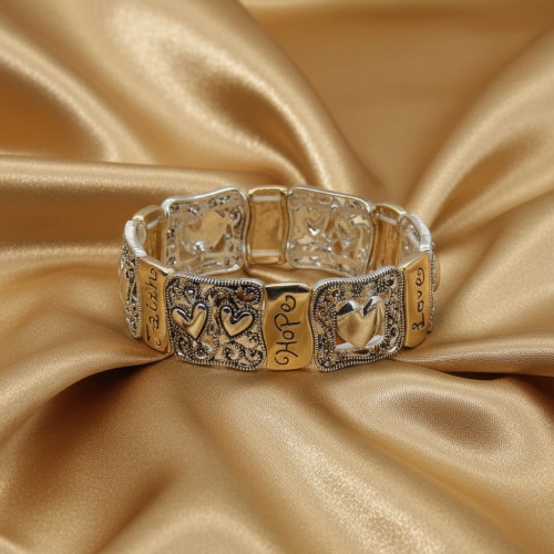 Fabulous "Faith Hope and Love" Bracelet