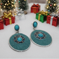 Tantalizing Teal Earrings