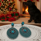 Tantalizing Teal Earrings
