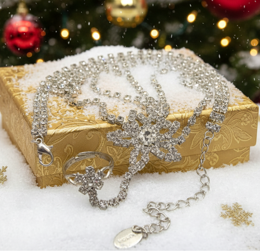 Fabulous Rhinestones for the Wrist and Finger Bracelet