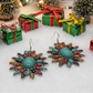 Perfect Sunburst Multi Colored Earrings
