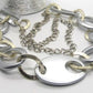 Gold and Silver Chain Look Necklace