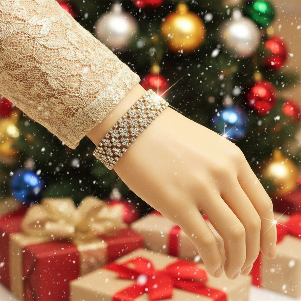 Fabulous Rhinestone Slide Bracelet