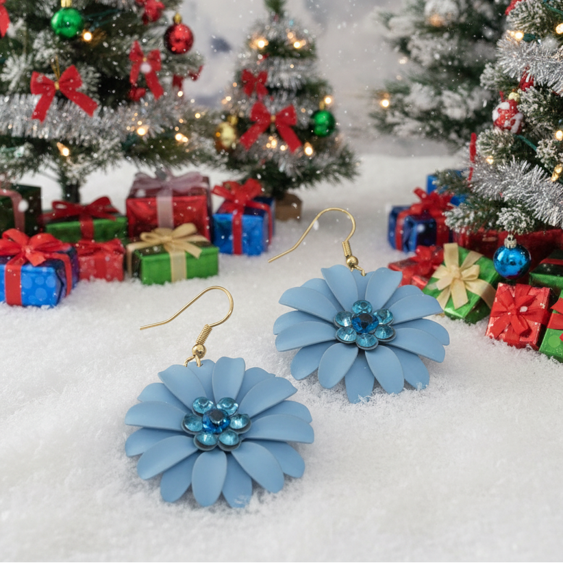 Lovely Layered Petal Flower Earring