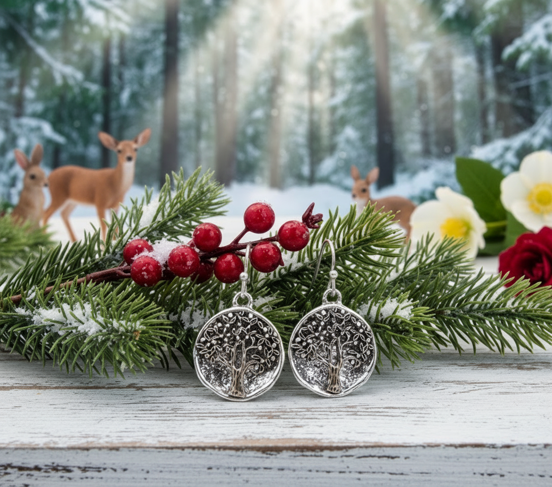 Beautiful Tree of Life Earrings