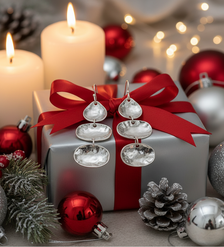 Fabulous Multi Disc Dangle Earrings