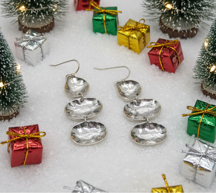 Fabulous Multi Disc Dangle Earrings