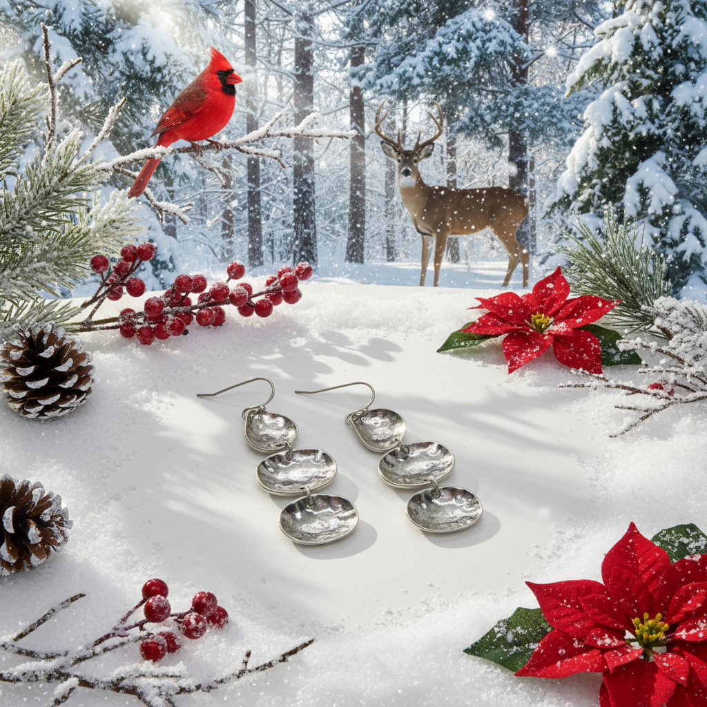 Fabulous Multi Disc Dangle Earrings