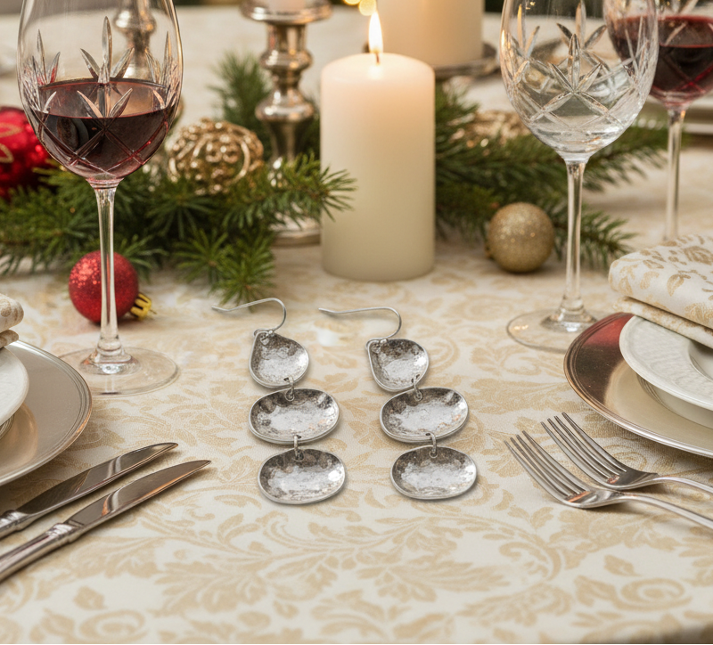 Fabulous Multi Disc Dangle Earrings