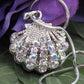 Beautiful Rhinestone Shell Necklace