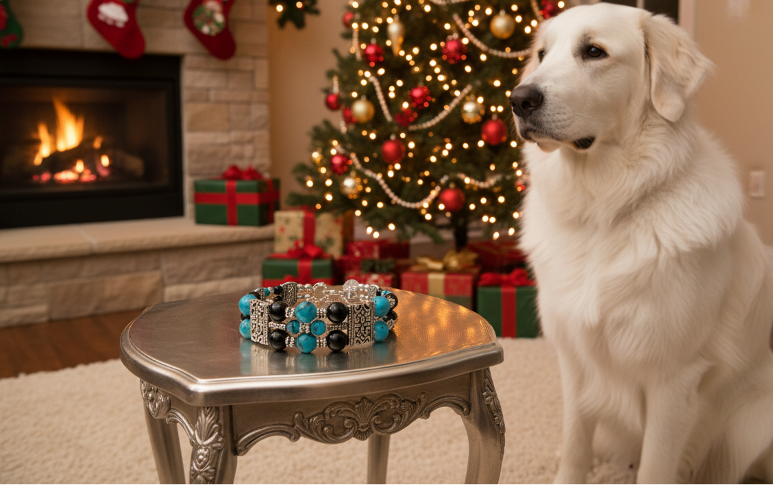 Gorgeous Black and Turquoise Bracelet