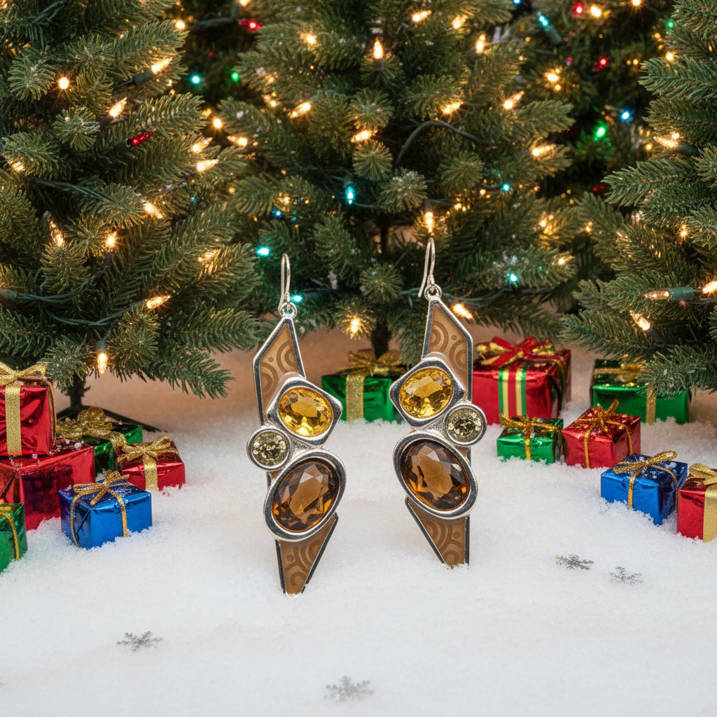 Lovely Gold Dangle Earrings