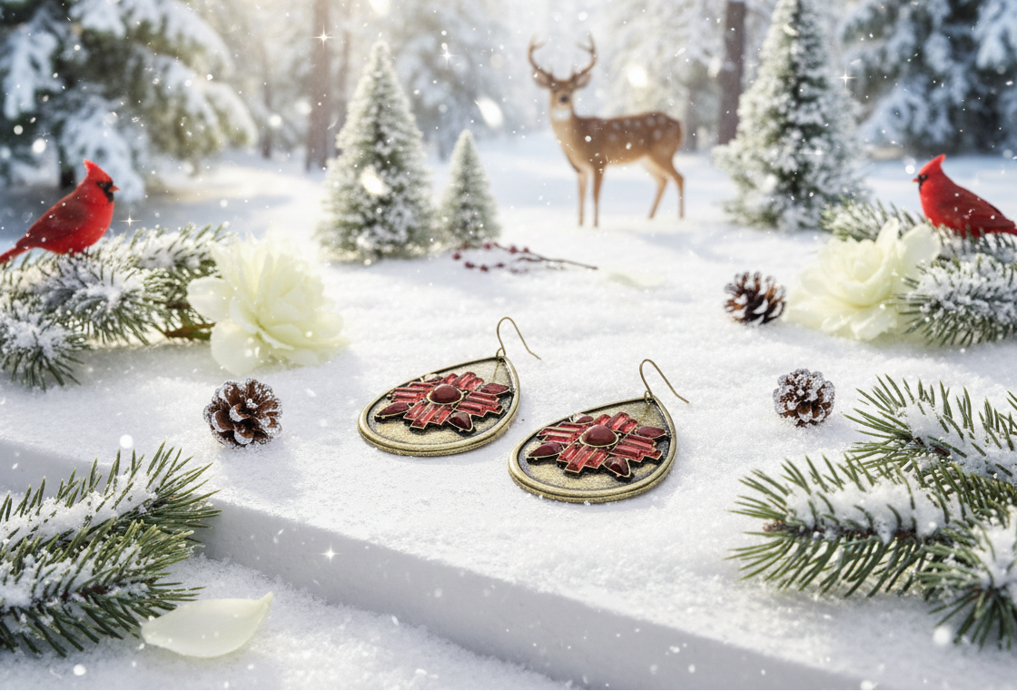 Gorgeous Golden Teardrop Earrings