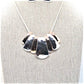 Lovely Metal Fan Necklace Set