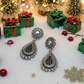 Lovely Silver Swirl Earrings