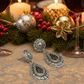 Lovely Silver Swirl Earrings