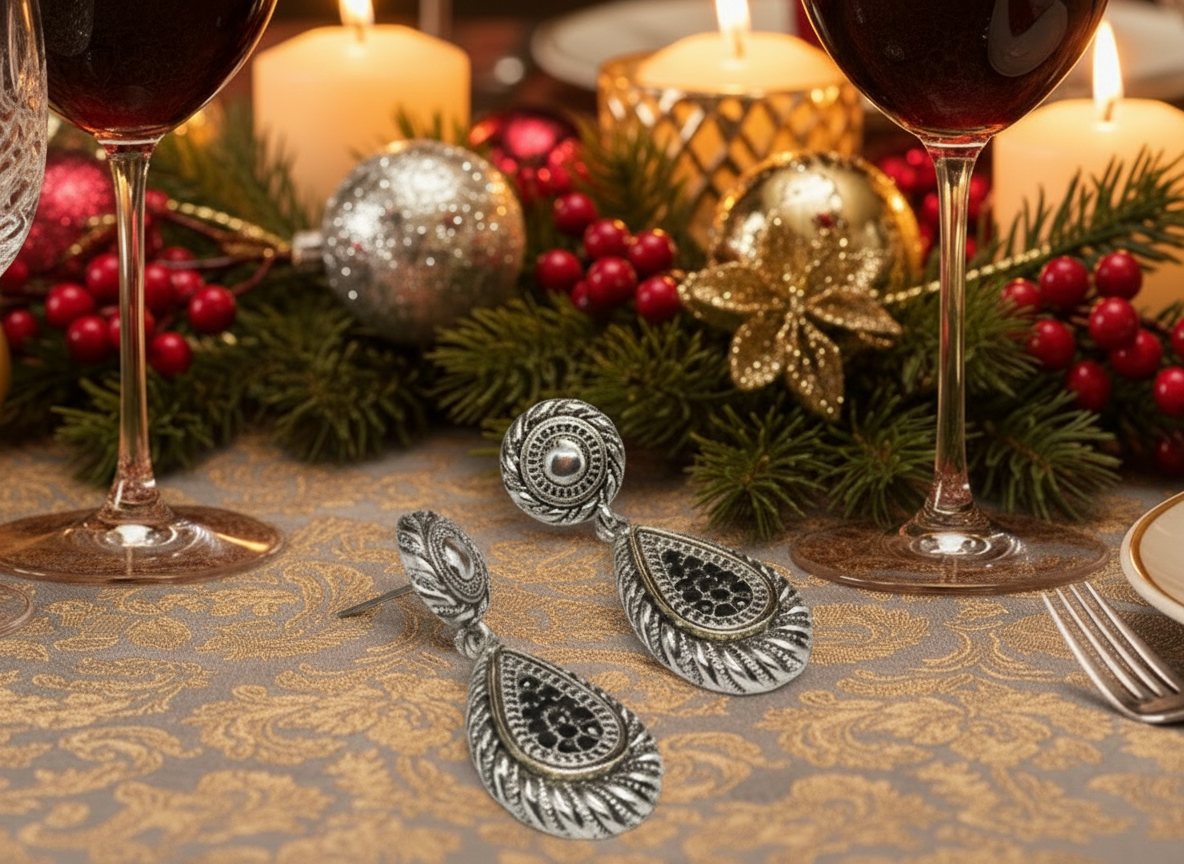 Lovely Silver Swirl Earrings