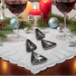 Gorgeous Triangles of Black Diamonds Earrings