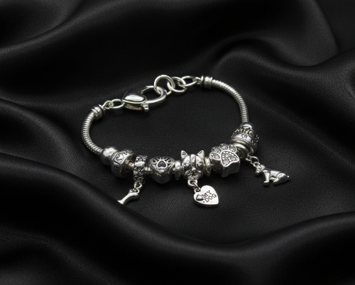 My Dog Heart Charm Bracelet