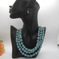 Gorgeous Turquoise and Silver Necklace Set