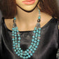 Gorgeous Turquoise and Silver Necklace Set