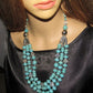 Gorgeous Turquoise and Silver Necklace Set