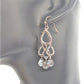Lovely Patina and Rose Gold Earrings