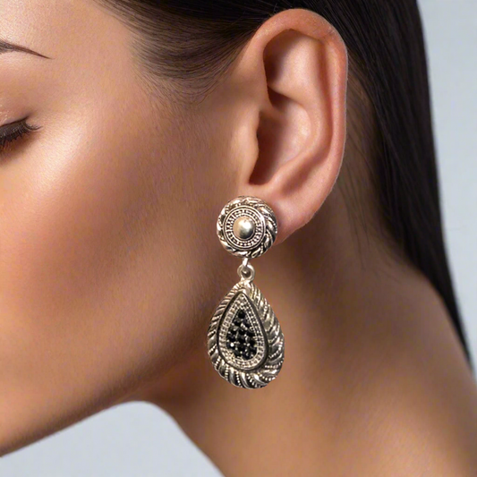 Lovely Silver Swirl Earrings