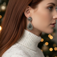 Lovely Silver Swirl Earrings