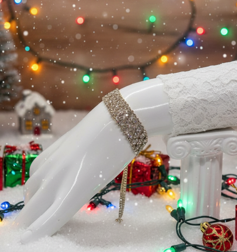 Fabulous Rhinestone Slide Bracelet