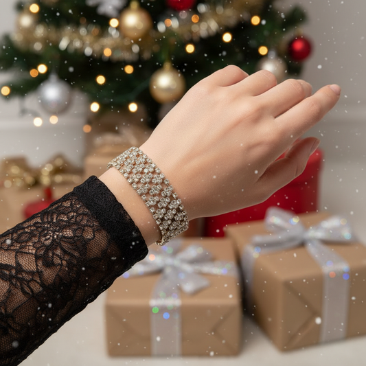 Fabulous Rhinestone Slide Bracelet