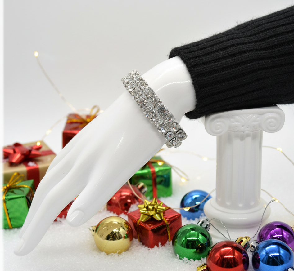 Beautiful Rhinestone Covered Bracelet