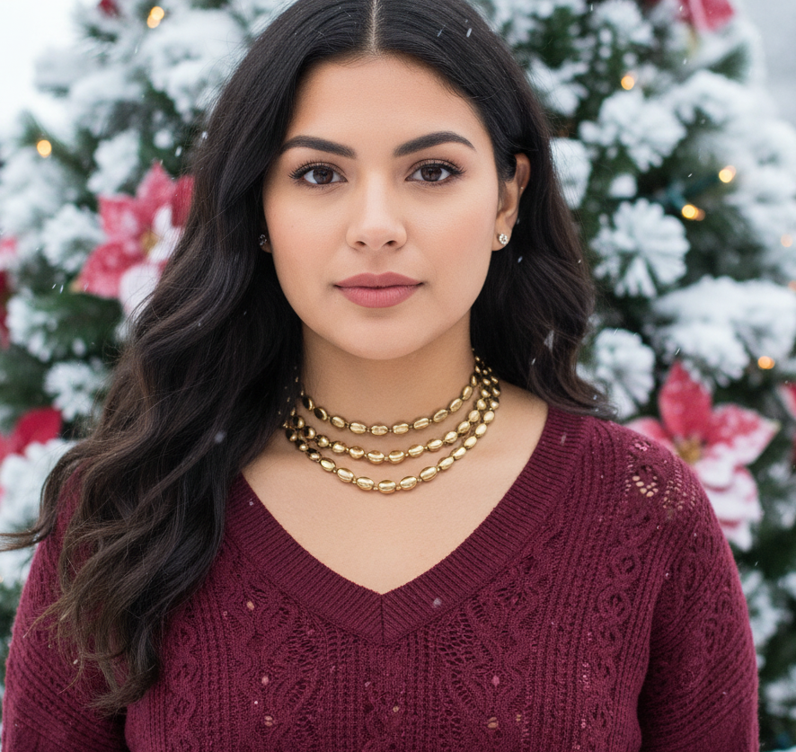 Lovely Layered Curb Chain Necklace