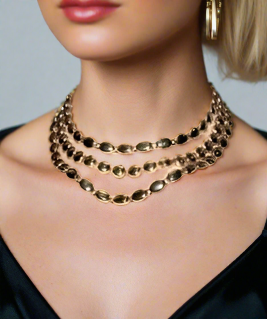 Lovely Layered Curb Chain Necklace