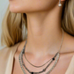 Three Layer Bib Necklace Set