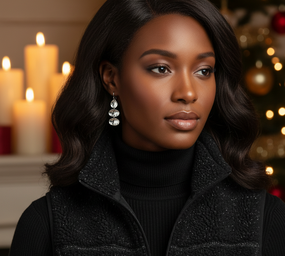 Fabulous Multi Disc Dangle Earrings