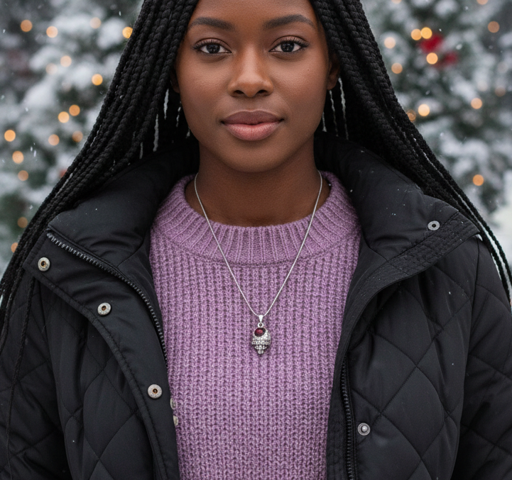 Stunning Trempet Shell Pendant Necklace