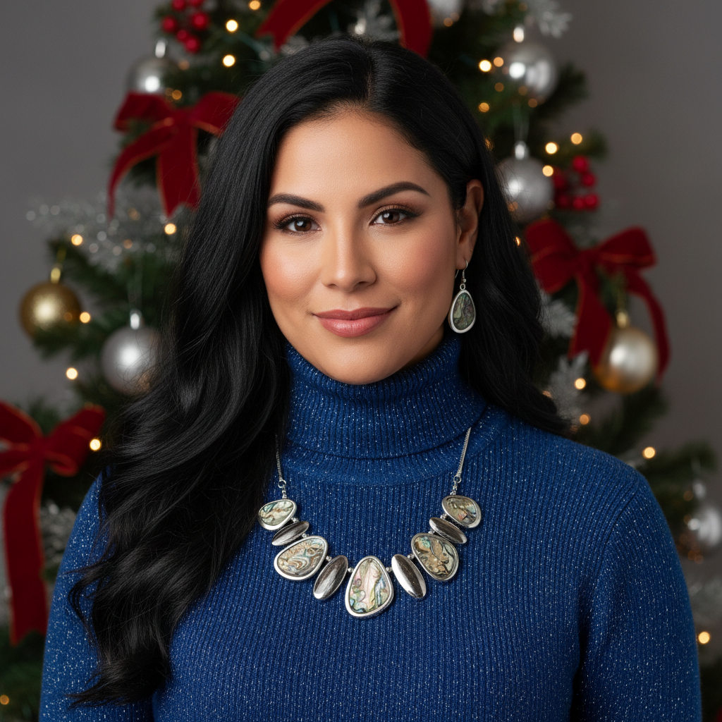 Gorgeous Abalone Necklace Set