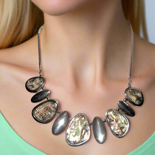 Gorgeous Abalone Necklace Set