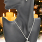 Elegant Black and Silver Necklace Set