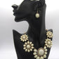 Ivory Flowers Galore Necklace Set