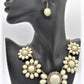 Ivory Flowers Galore Necklace Set