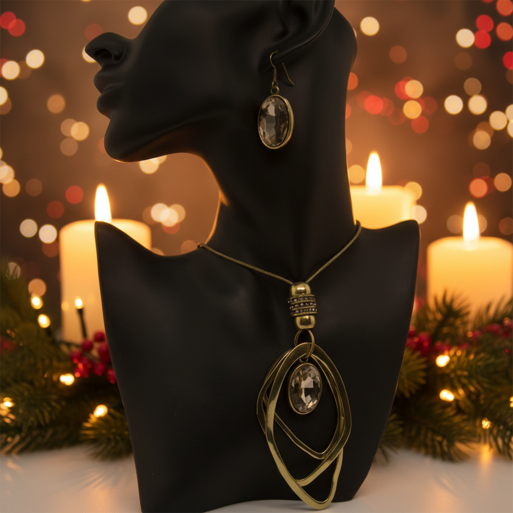 Rings of Beauty Necklace Set