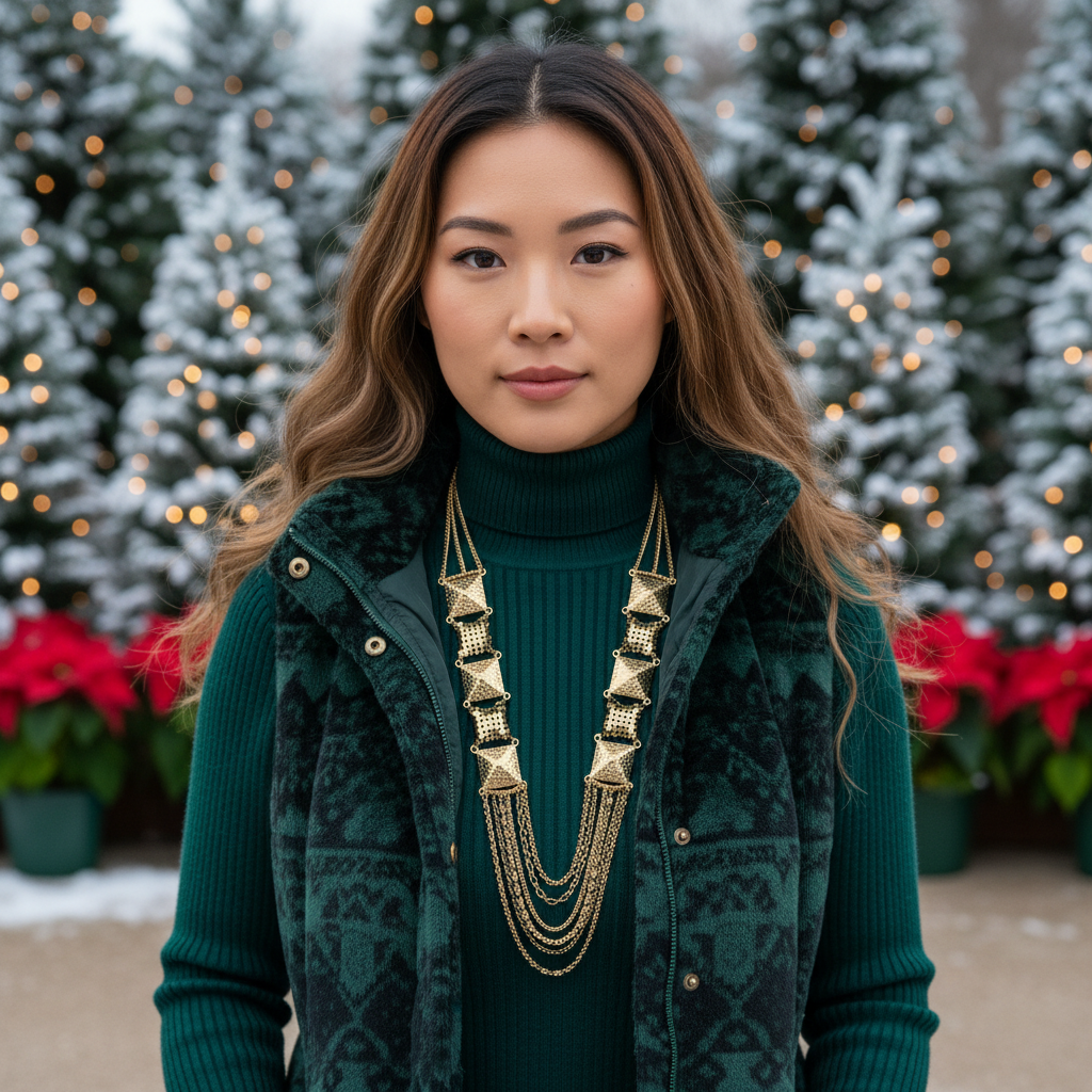 Golden Treasure Necklace Set