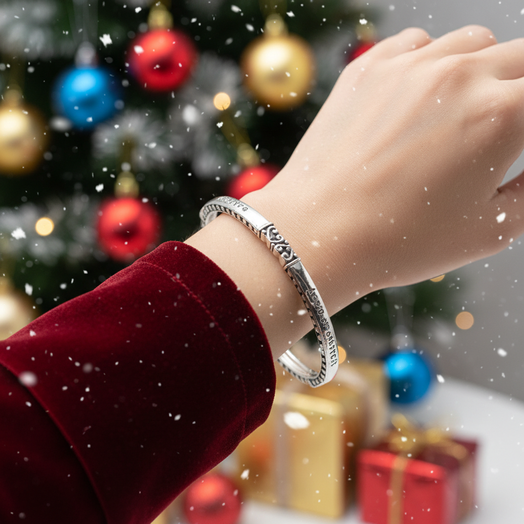 Lovely "Sisters and Friends" Inspirational Bracelet