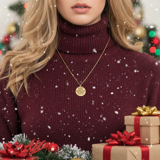 Inspirational Message Necklace