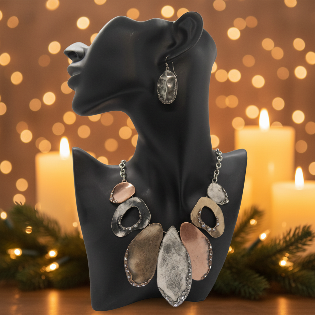 Fabulous Mixed Metals Necklace Set