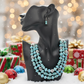 Gorgeous Turquoise and Silver Necklace Set